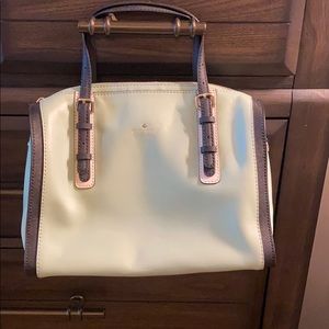 Mint green and black Kate Spade